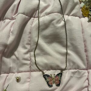 Butterfly Pendant Necklace